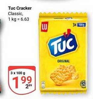 Tuc Cracker Classic, 3 x 100 g