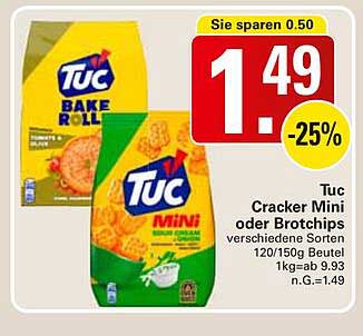 Tuc Cracker Mini oder Brotschips