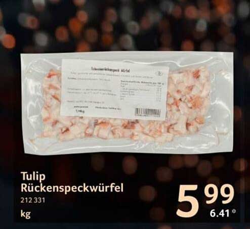 Tulip Rückenspeckwürfel