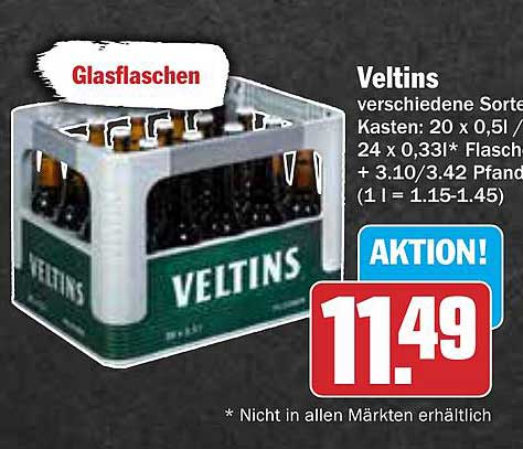 Veltins Bierkasten 20 x 0,5 l – Verschiedene Sorten