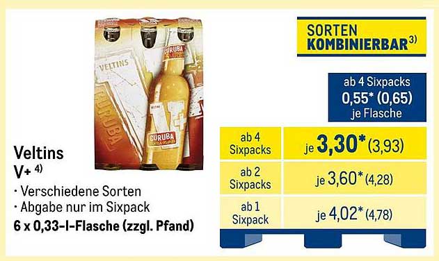 Veltins Sixpack - Vielfältiger Genuss für jede Gelegenheit