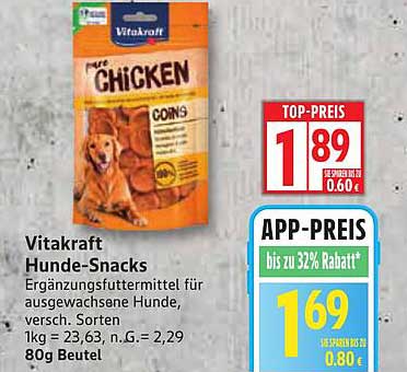 Vitakraft Hunde-Snacks – Leckere Ergänzungsfuttermittel für ausgewachsene Hunde