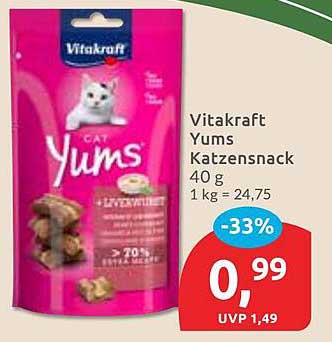 Vitakraft Yums Katzensnack 40 g