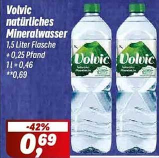 Volvic natürliches Mineralwasser 1,5 Liter Flasche