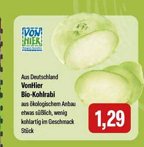 VonHier Bio-Kohlrabi – Aus Deutschland, frisch und lecker