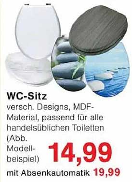 WC-Sitz in verschiedenen Designs – jetzt im Angebot!