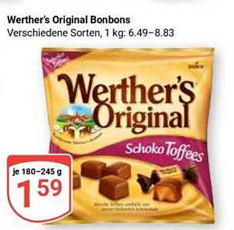 Werther's Original Bonbons - Schoko Toffees