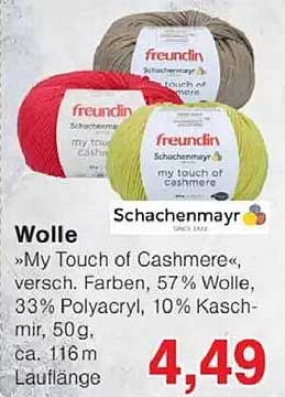 Wolle »My Touch of Cashmere« von Schachenmayr