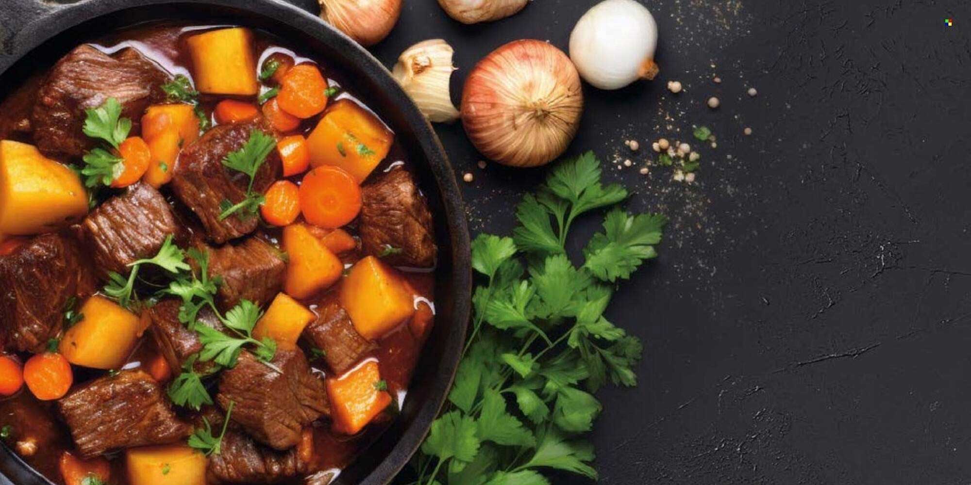 Zartes Rindfleisch mit Gemüse – Ideal für die kalte Jahreszeit