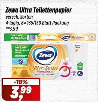 Zewa Ultra Toilettenpapier - verschiedene Sorten