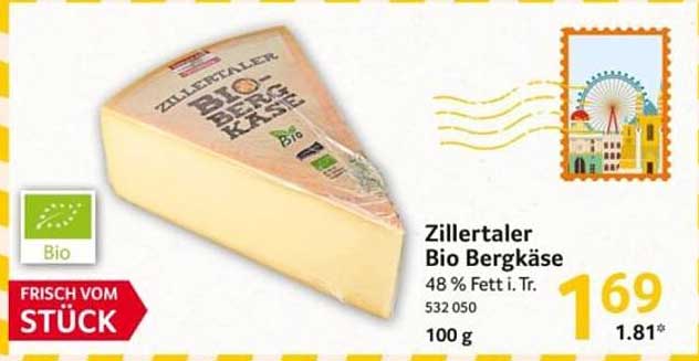Zillertaler Bio Bergkäse