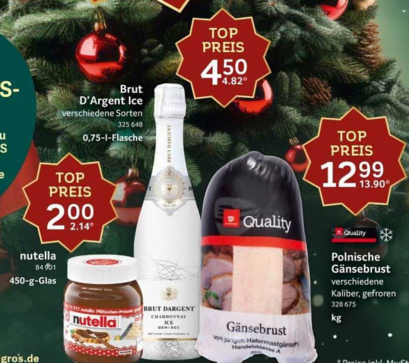 Polnische Gänsebrust - verschiedene Kaliber, gefroren