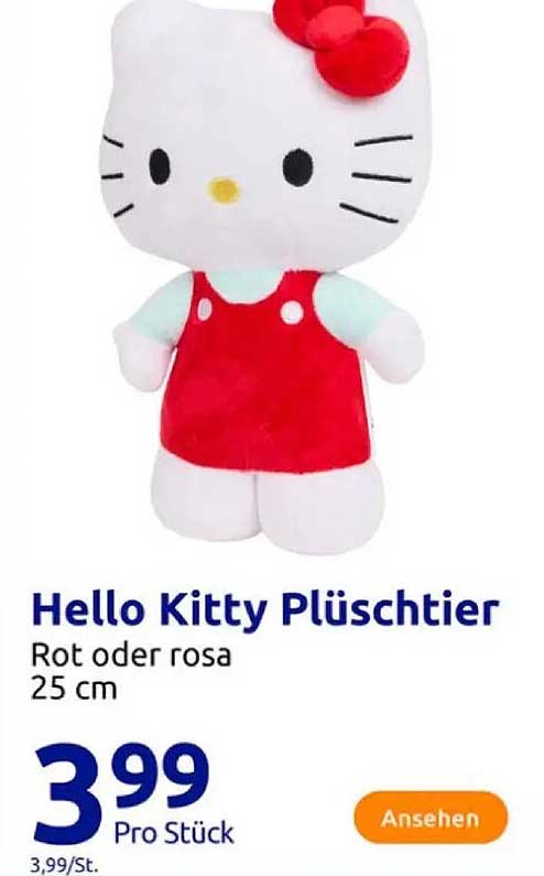Hello Kitty Plüschtier - Original Sanrio Kuscheltier 15-70cm