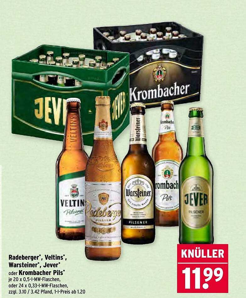 Verwunderlich Jever Pils Angebot Rewe Bilder