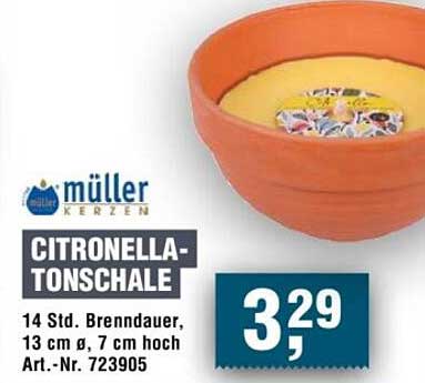 CITRONELLA-TONSCHALE