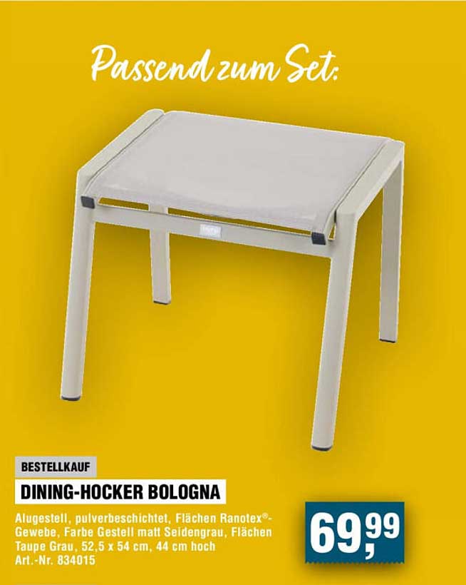 DINING-HOCKER BOLOGNA