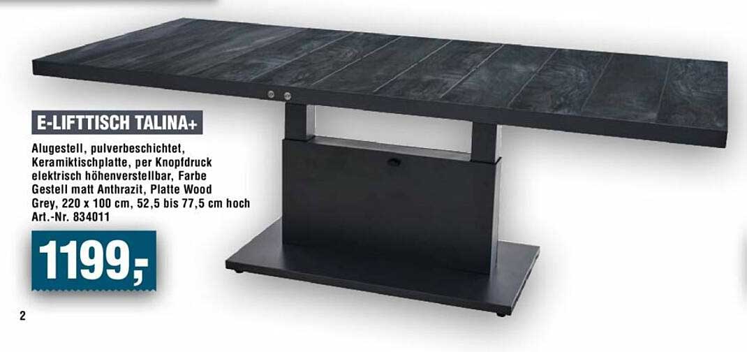 E-Lifttisch TALINA+