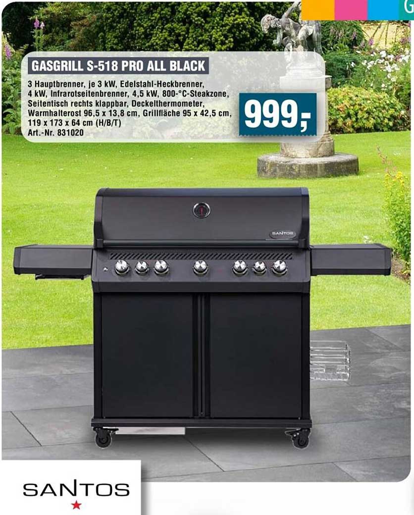 GASGRILL S-518 PRO ALL BLACK