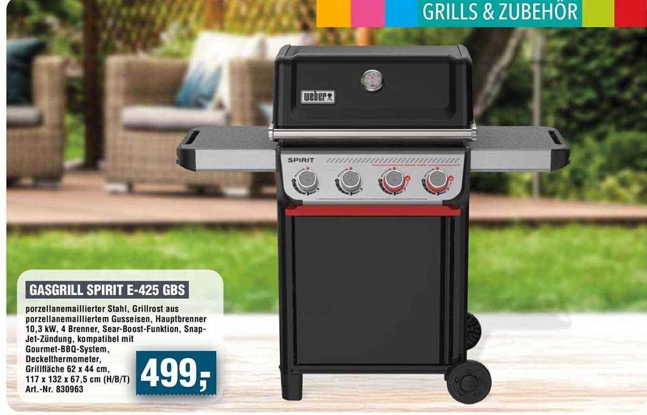 GASGRILL SPIRIT E-425 GBS