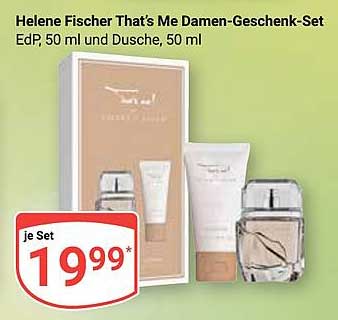 Helene Fischer That's Me Damen-Geschenk-Set EdP, 50 ml und Dusche, 50 ml