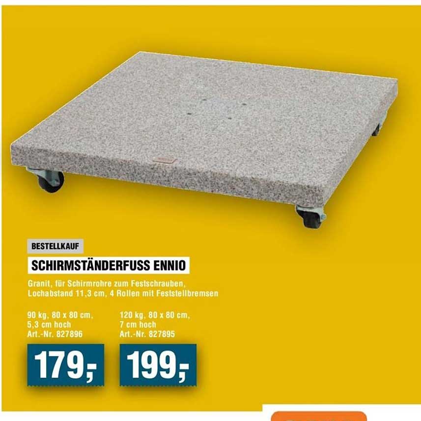 SCHIRMSTÄNDERFUSS ENNIO