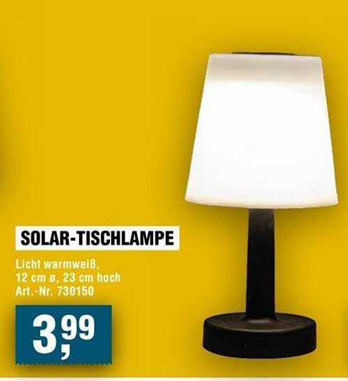 SOLAR-TISCHLAMPE