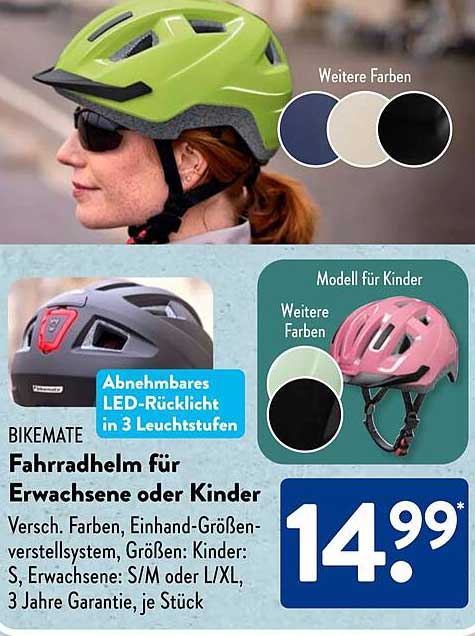 Fahrradhelm für Erwachsene oder Kinder