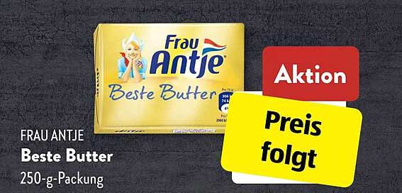 Frau Antje Beste Butter 250-g-Packung