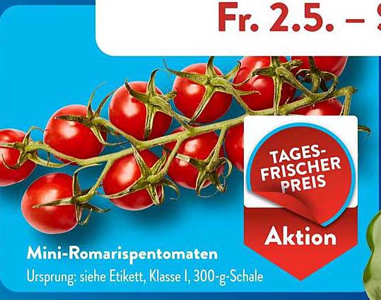 Mini-Romarispentomaten