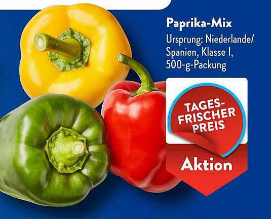 Paprika-Mix, 500-g-Packung