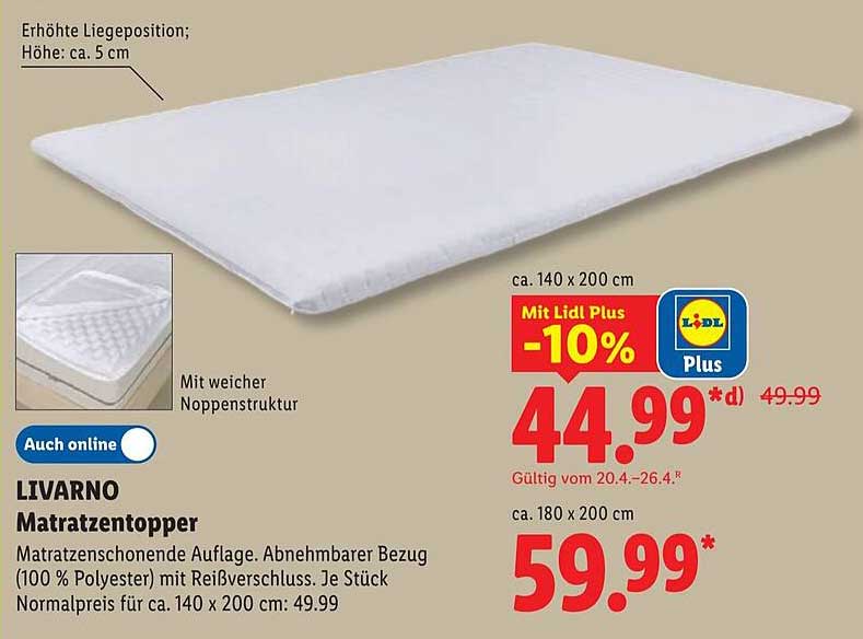 LIVARNO Matratzentopper