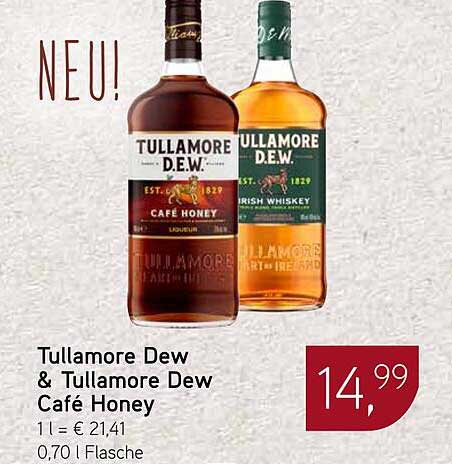 Tullamore Dew & Tullamore Dew Café Honey