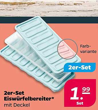 2er-Set Eiswürfelbereiter* mit Deckel