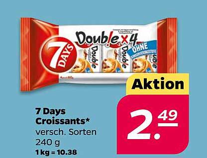 7 Days Croissants - verschiedene Sorten