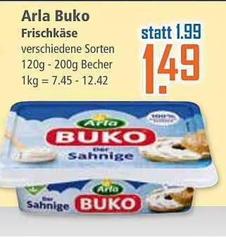 Arla Buko Frischkäse – verschiedene Sorten im Angebot