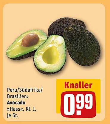 Avocado »Hass«, Kl. I, je St.