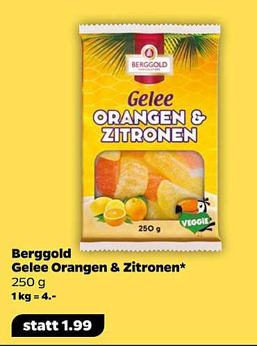 Berggold Gelee Orangen & Zitronen 250 g