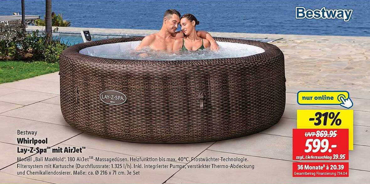 Bestway Whirlpool Lay-Z-Spa™ "Bali" mit AirJet™