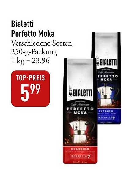 Bialetti Perfetto Moka 250-g-Packung