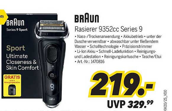 Braun Rasierer 9352cc Series 9