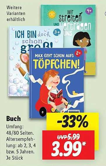 Buch 'Max geht schon aufs Töpfchen! -33%'