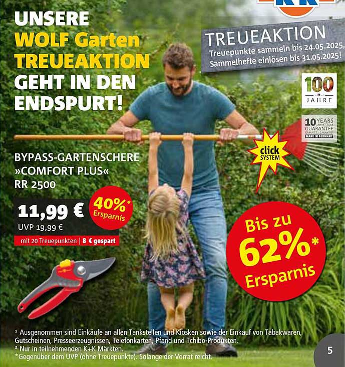 BYPASS-GARTENSCHERE „COMFORT PLUS“ RR 2500