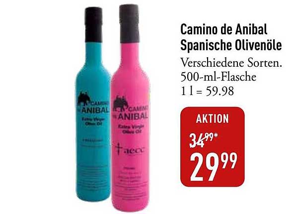 Camino de Anibal Spanische Olivenöle