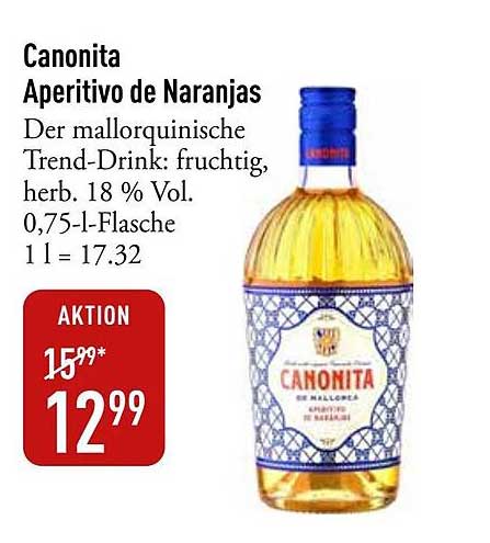 Canonita Aperitivo de Naranjas