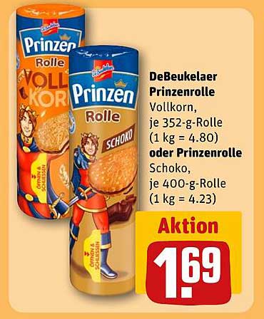 DeBeukelaer Prinzenrolle Vollkorn oder Schoko - Aktion!