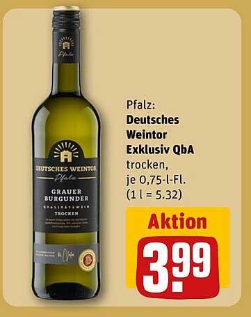 Deutsches Weintor Grauer Burgunder Trocken 0,75l