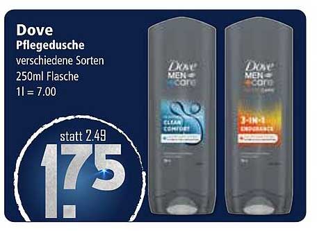 Dove Pflegedusche verschiedene Sorten 250ml Flasche