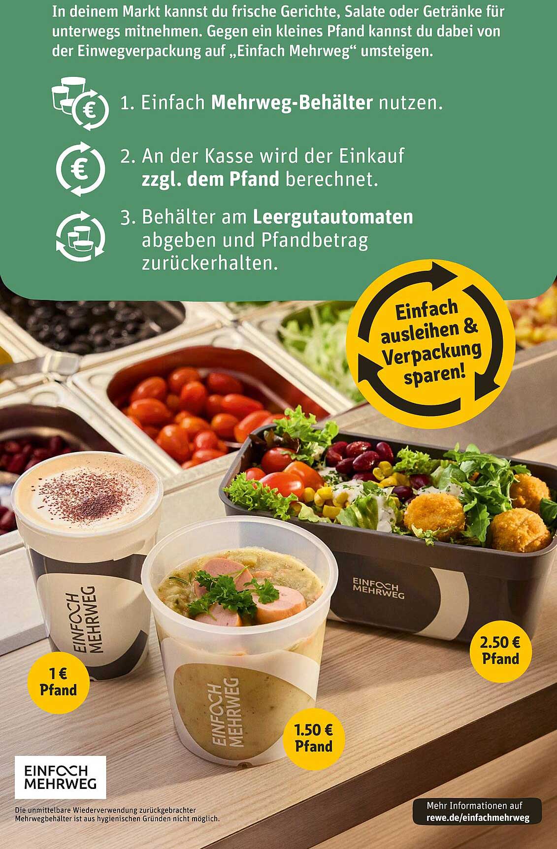 Einfach Mehrweg – Mehrweg-Behälter für Speisen und Getränke
