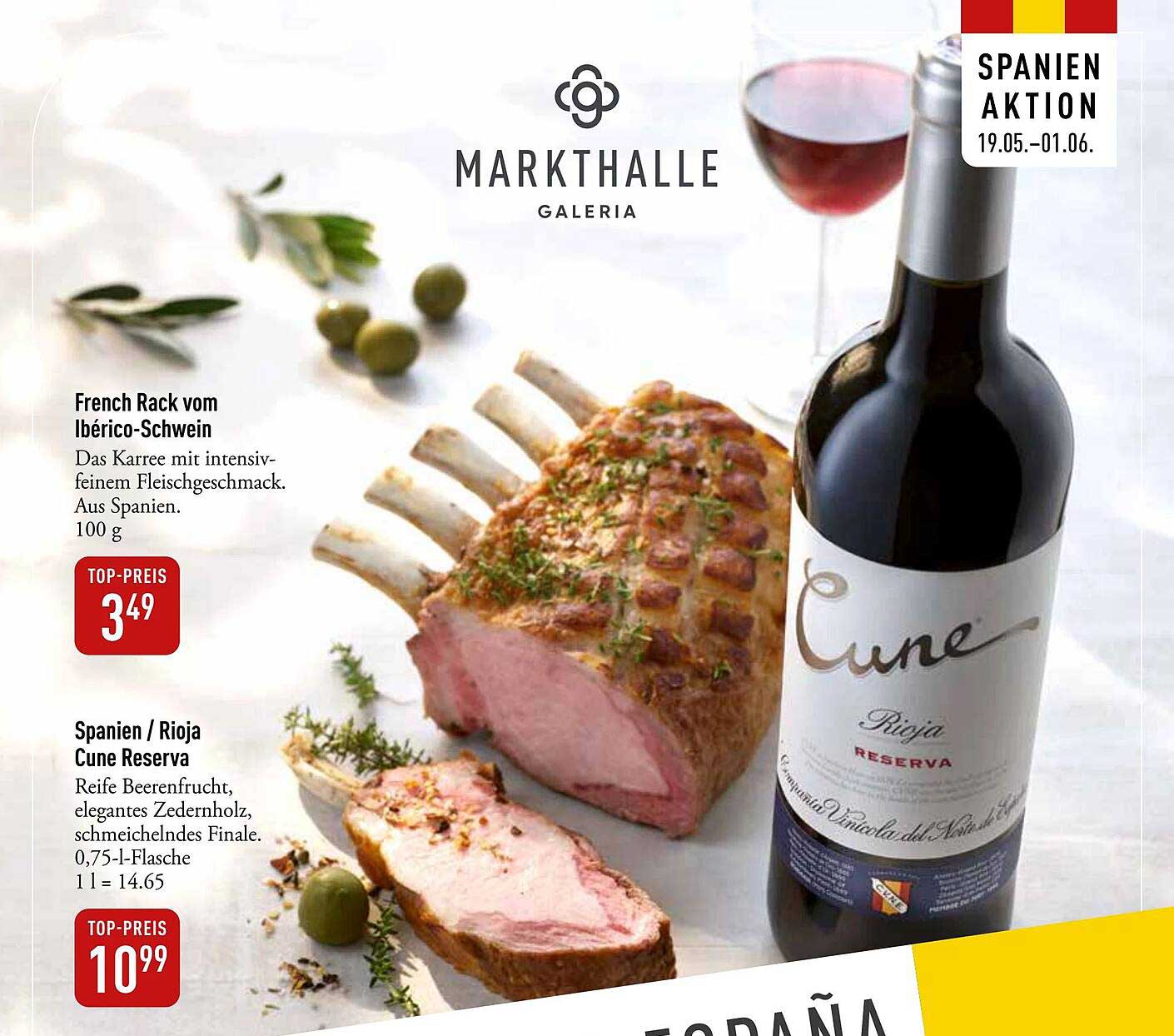 French Rack vom Ibérico-Schwein 100 g für nur 3,49 €
