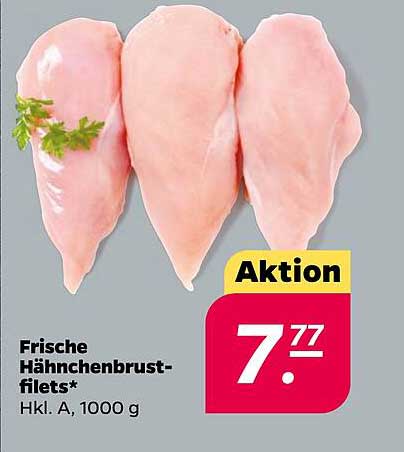 Frische Hähnchenbrustfilets* - HKL. A, 1000 g
